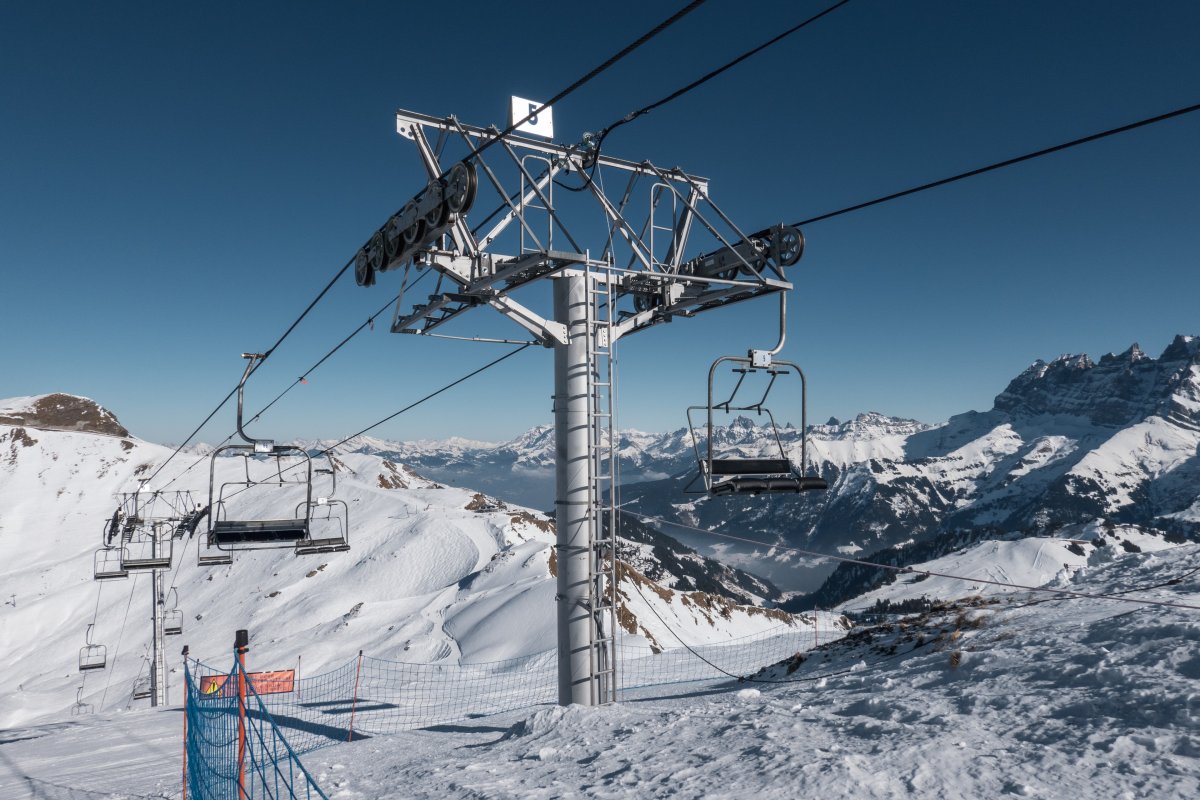 Rustikale Sesselbahn Cuboré in Avoriaz