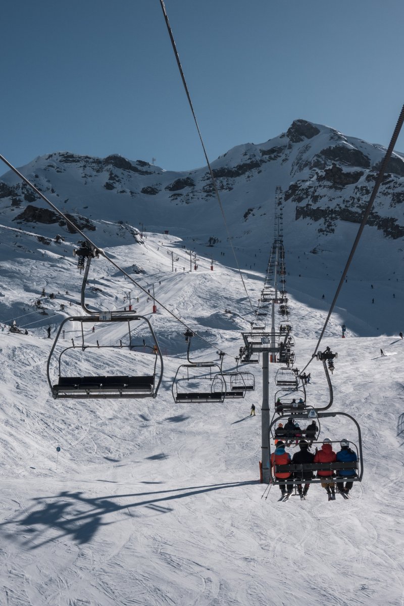 Sesselbahn Lac Intrets im Skigebiet Portes du Soleil