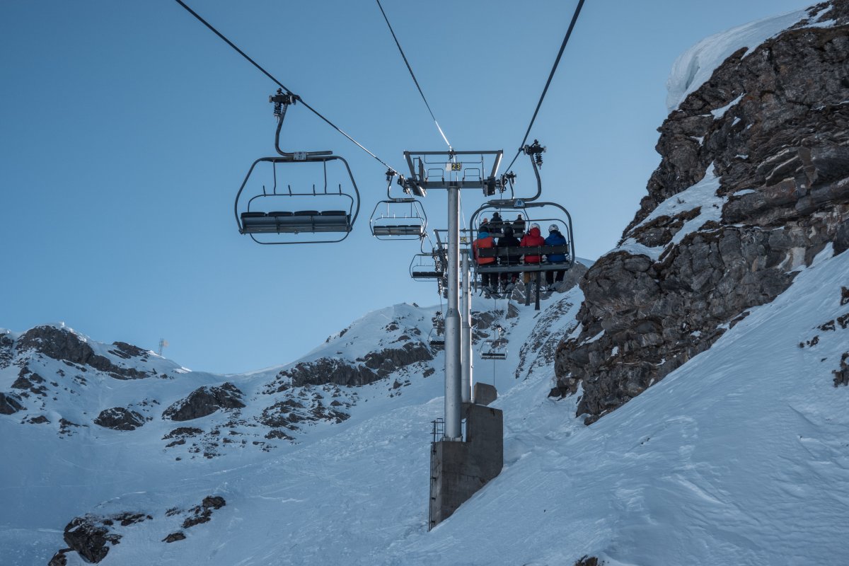 Sesselbahn Lac Intrets im Skigebiet Portes du Soleil