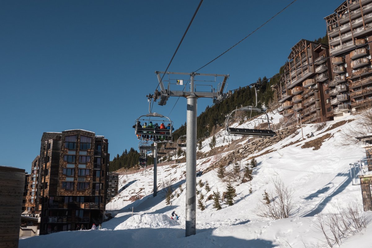 Sesselbahn Tour quer durch Avoriaz