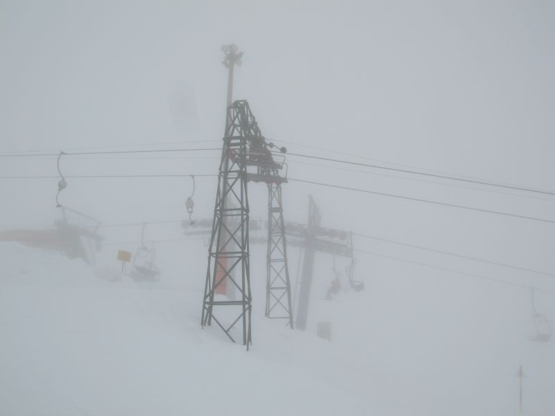Schlepplift und Sesselbahn Crosets 1 und 2, März 2008