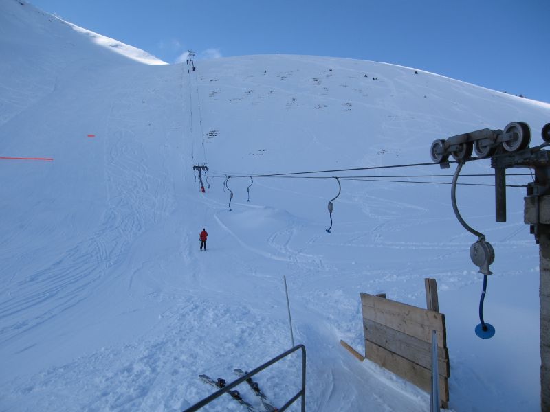 Strecke Schlepplift Onnaz, März 2008