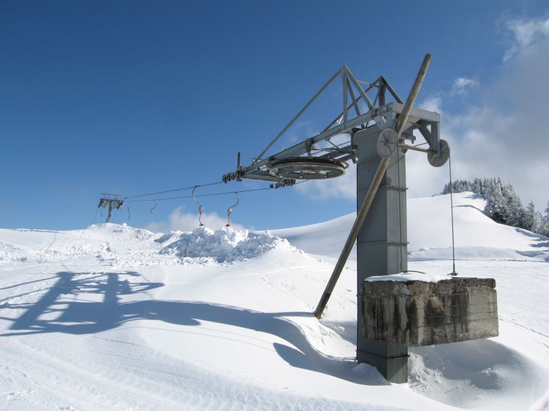 Bergstation Schlepplift Onnaz, März 2008