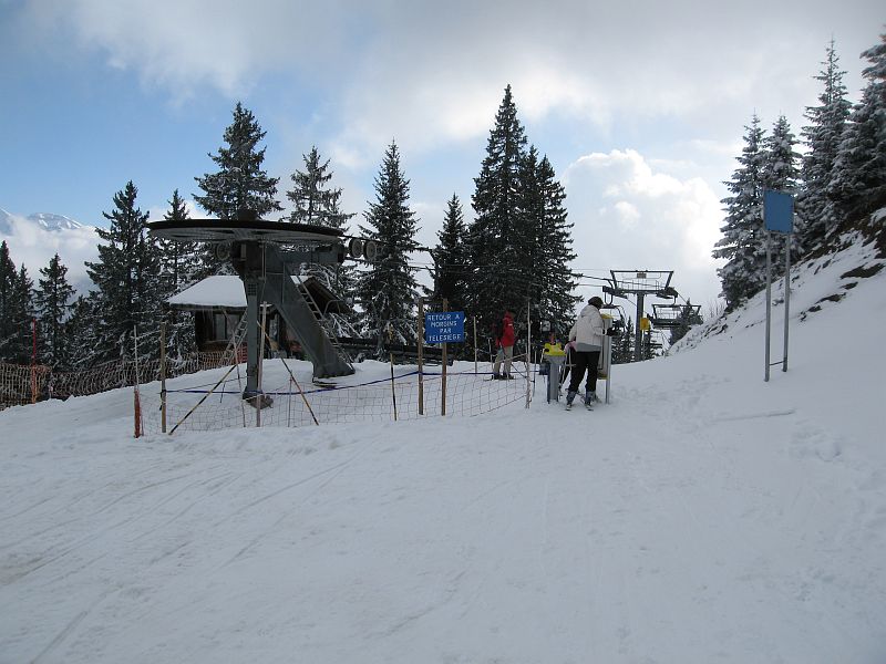 Bergstation der Sesselbahn Morgins-Les Têtes, März 2008