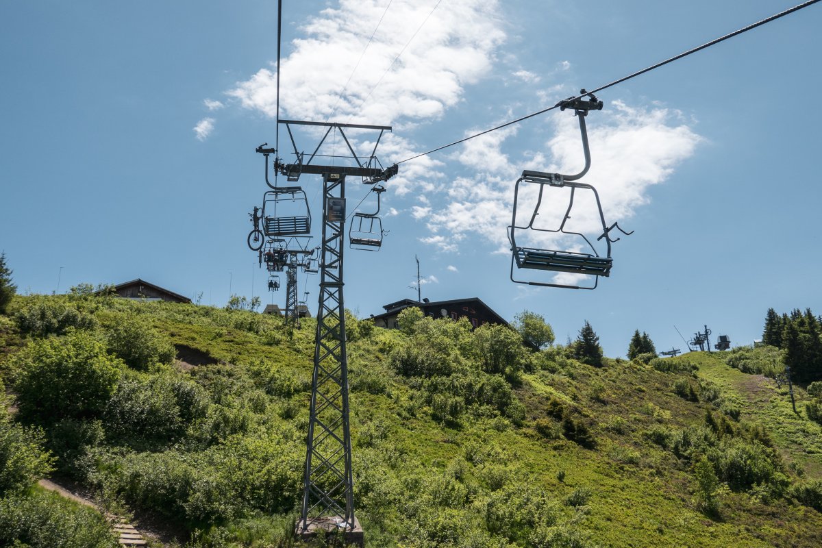 Sesselbahn Morgins - La Foilleuse in den Portes du Soleil