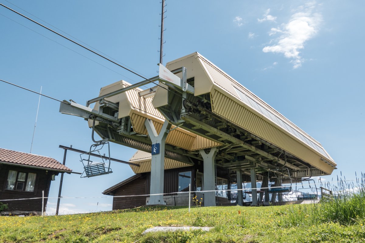 Bergstation der Sesselbahn Morgins-Foilleuse, Juni 2022