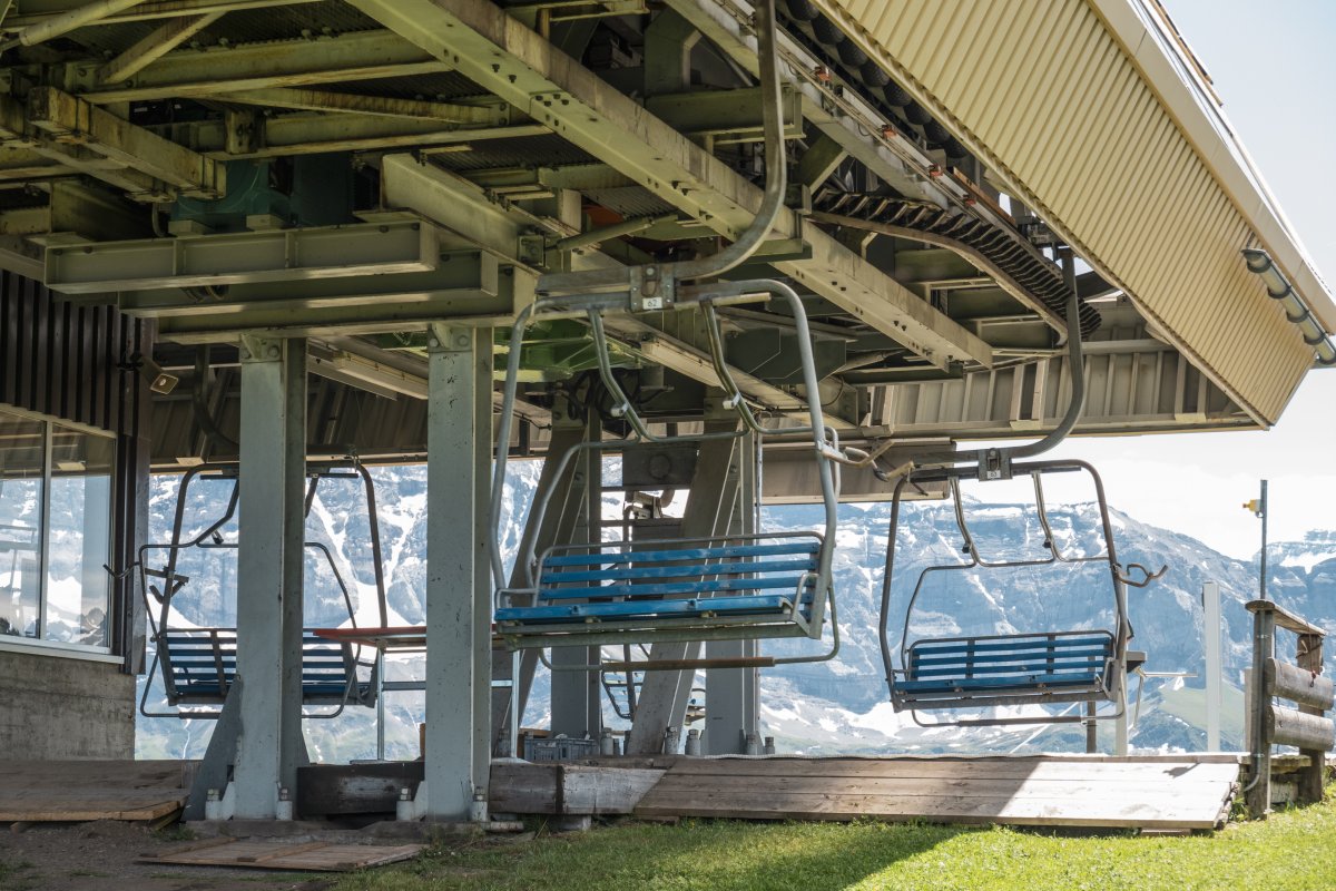 Bergstation der Sesselbahn Morgins-Foilleuse, Juni 2022