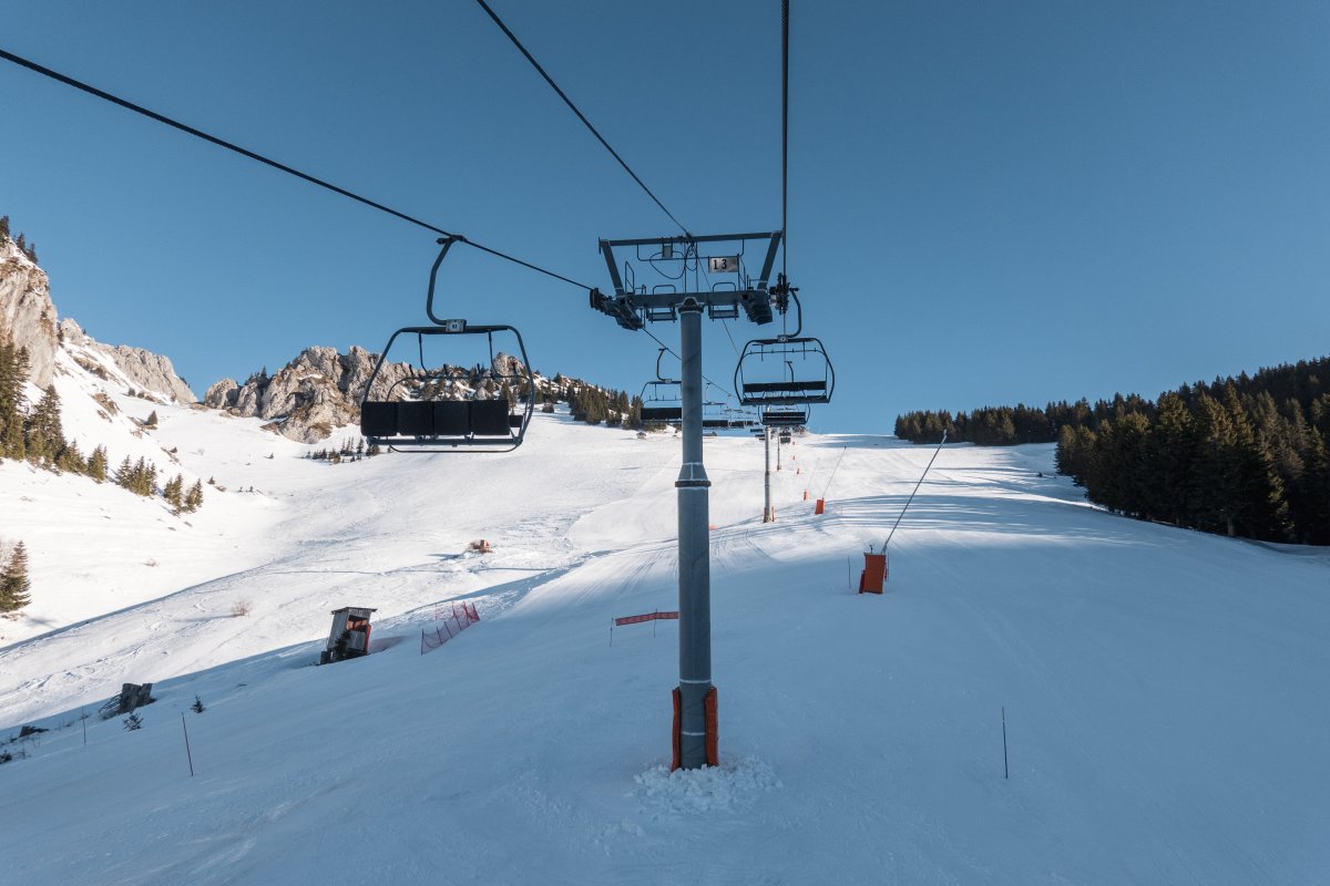 Sesselbahn La Braitaz, Februar 2023