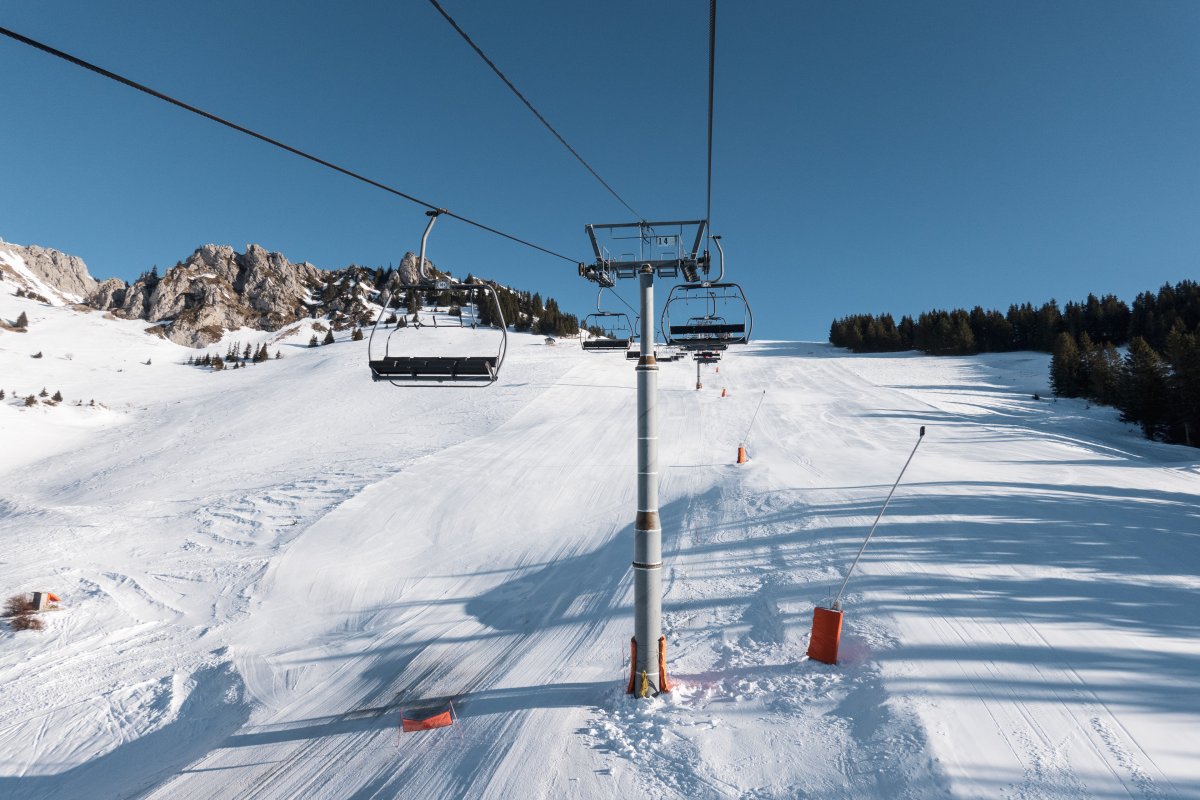 Sesselbahn La Braitaz, Februar 2023