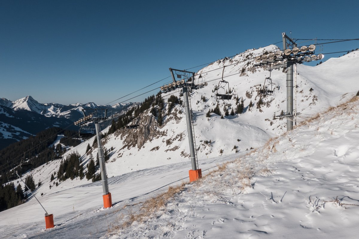 Sesselbahn La Braitaz, Februar 2023