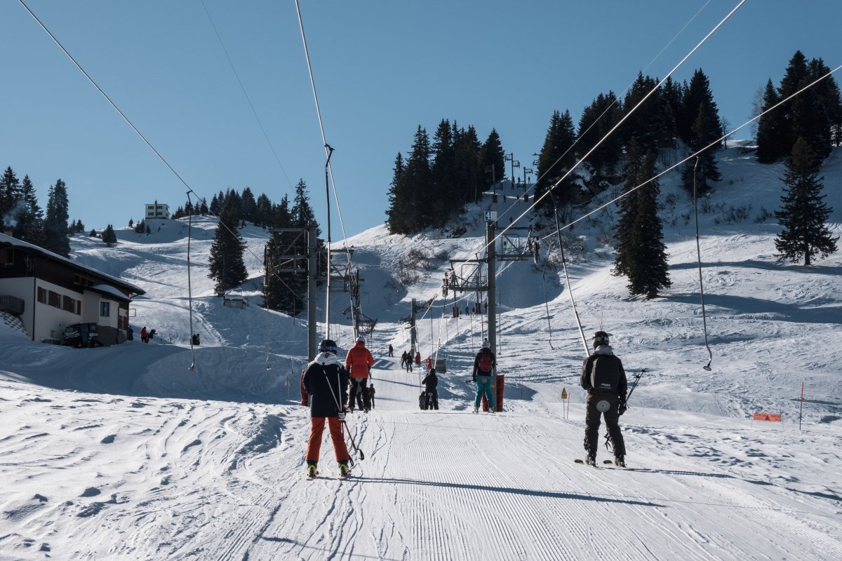 Schlepplifte Chalet Neuf, Februar 2023