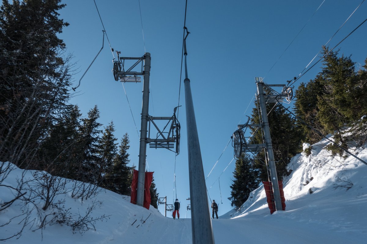 Schlepplifte Chalet Neuf, Februar 2023