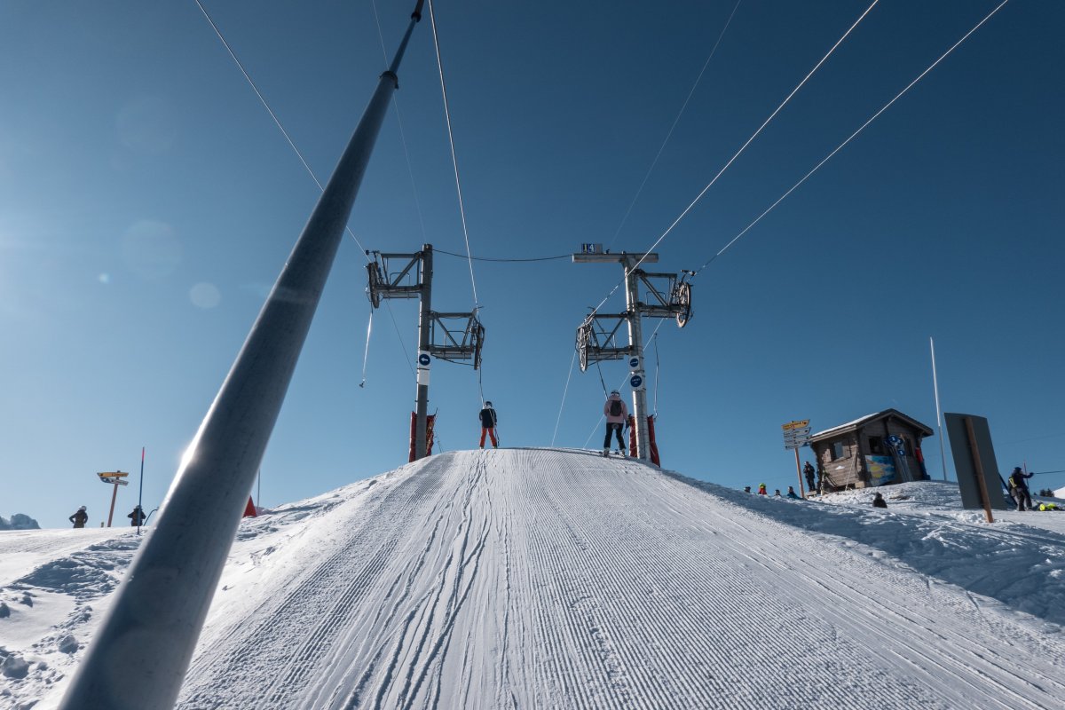 Schlepplifte Chalet Neuf, Februar 2023