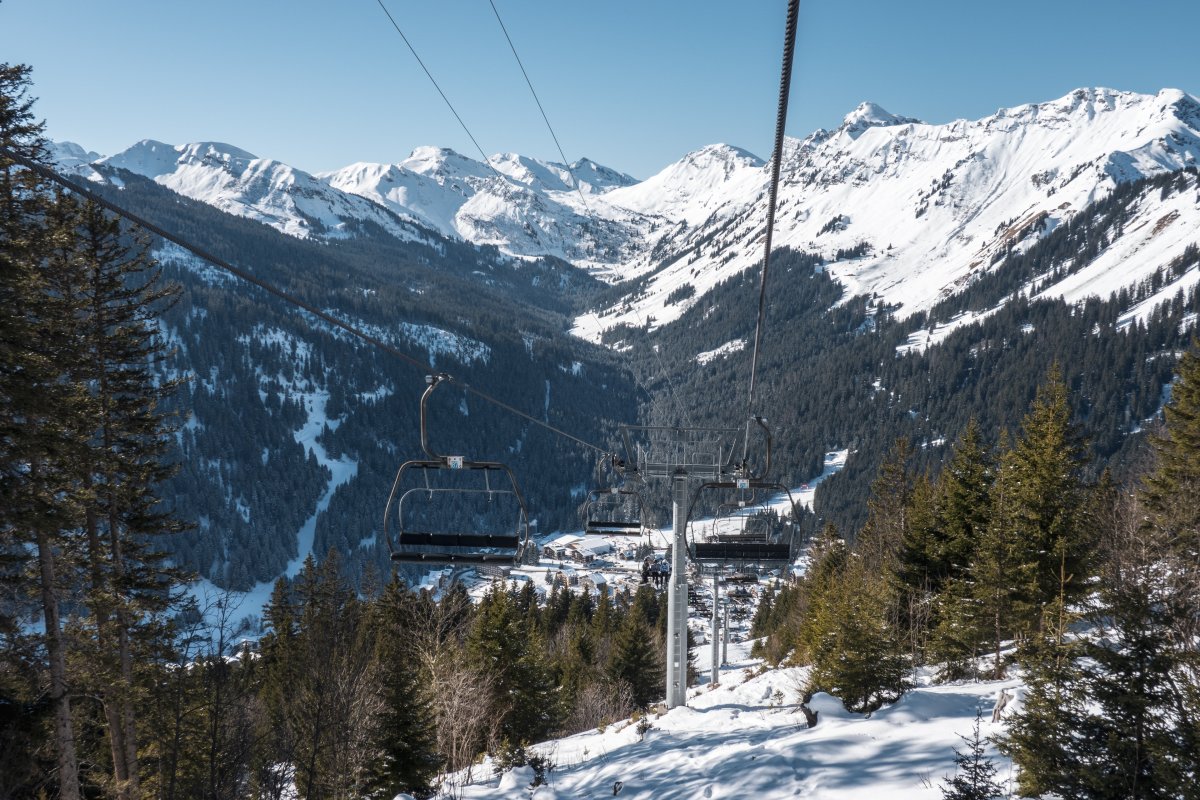 Sesselbahn Morgins-Les Têtes, Februar 2023