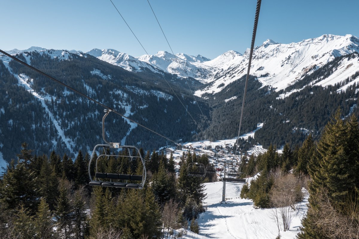 Sesselbahn Morgins-Les Têtes, Februar 2023