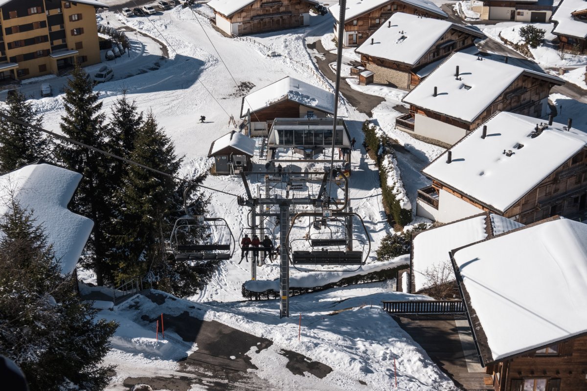 Sesselbahn Morgins-Les Têtes, Februar 2023