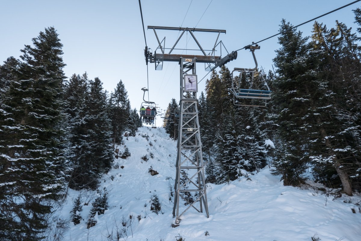 Sesselbahn Morgins-La Foilleuse, Februar 2023