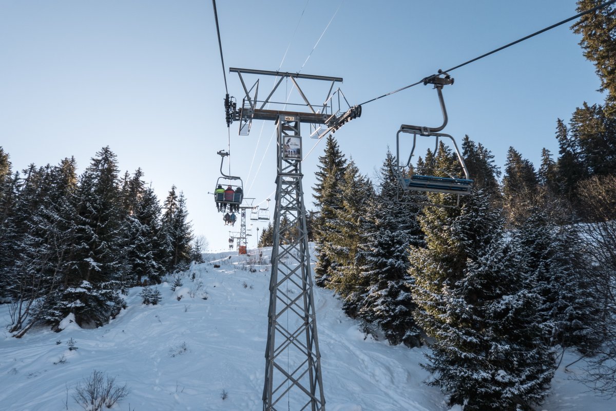 Sesselbahn Morgins-La Foilleuse, Februar 2023