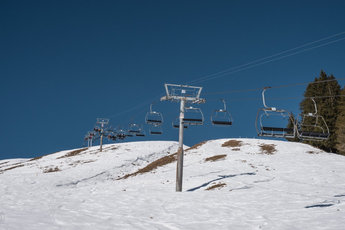 Sesselbahn Le Segneux-La Foilleuse, Februar 2023