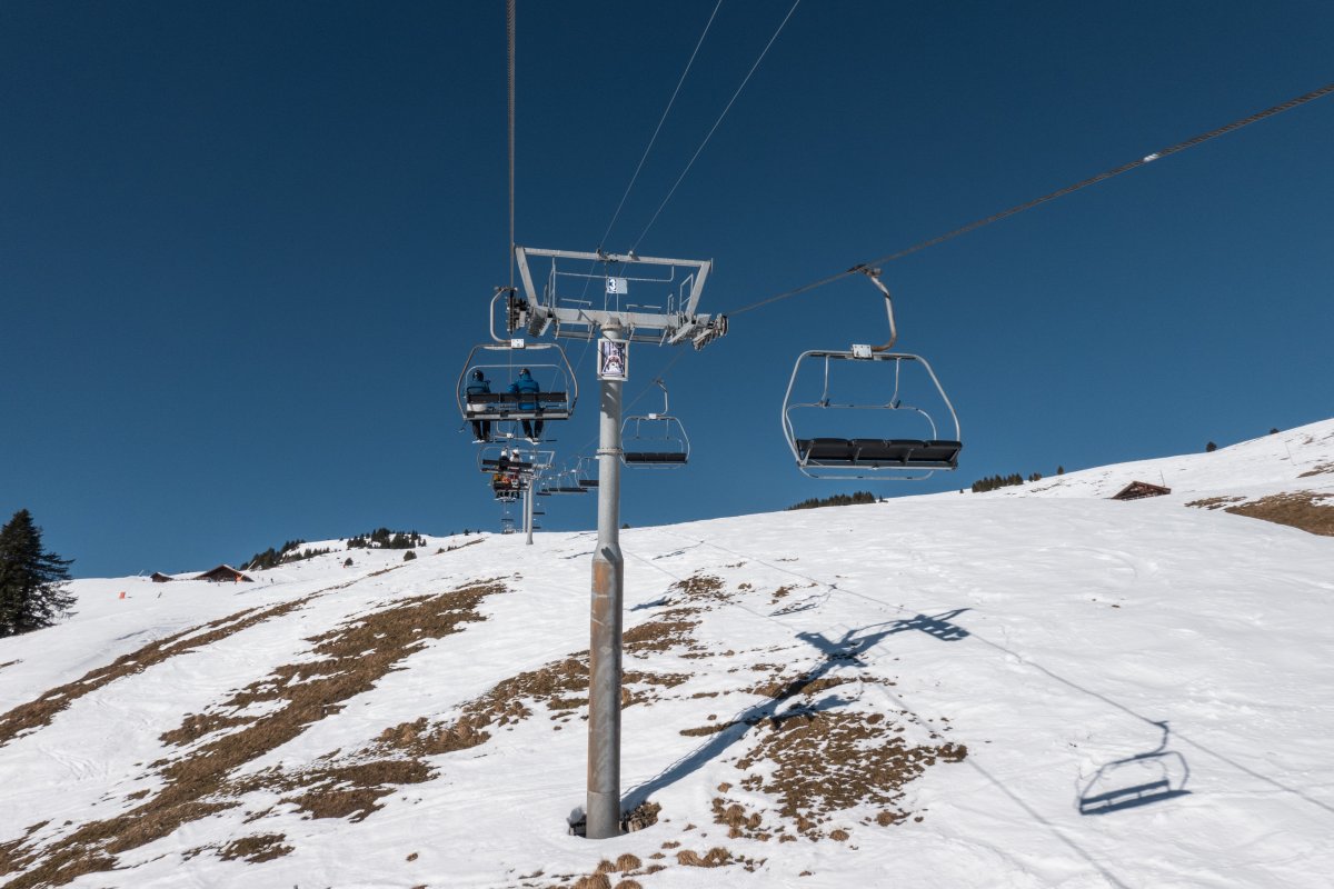 Sesselbahn Le Segneux-La Foilleuse, Februar 2023