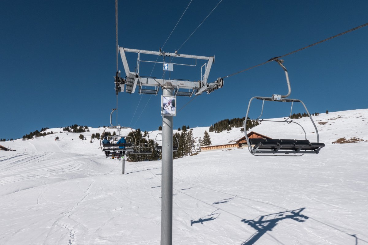 Sesselbahn Le Segneux-La Foilleuse, Februar 2023