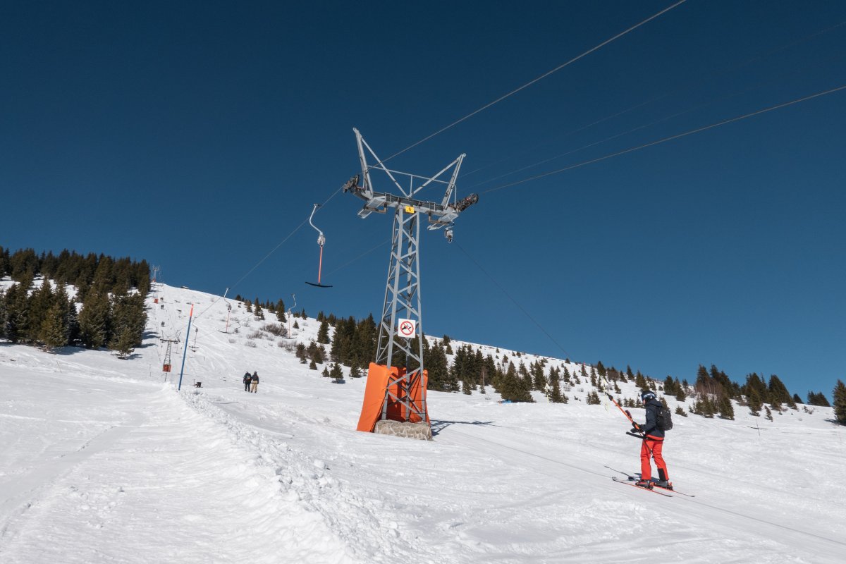 Schlepplift Derrière Pertuis, Februar 2023