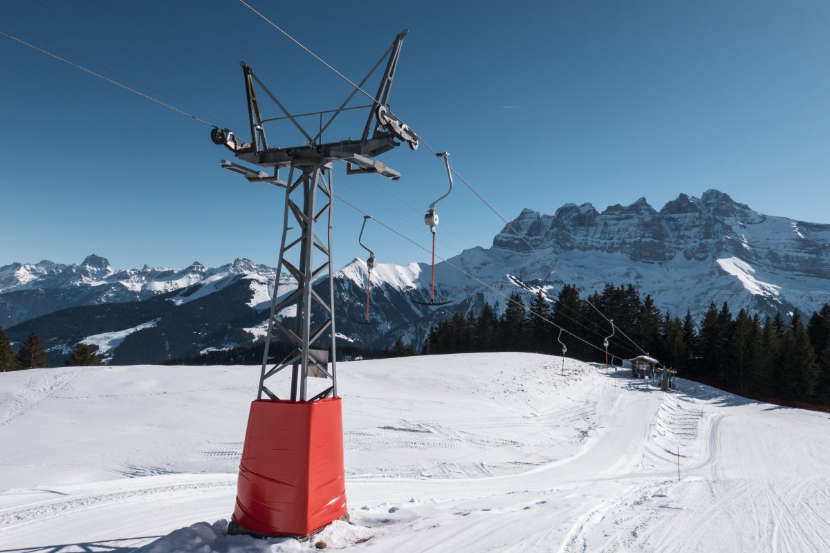 Schlepplift Derrière Pertuis, Februar 2023