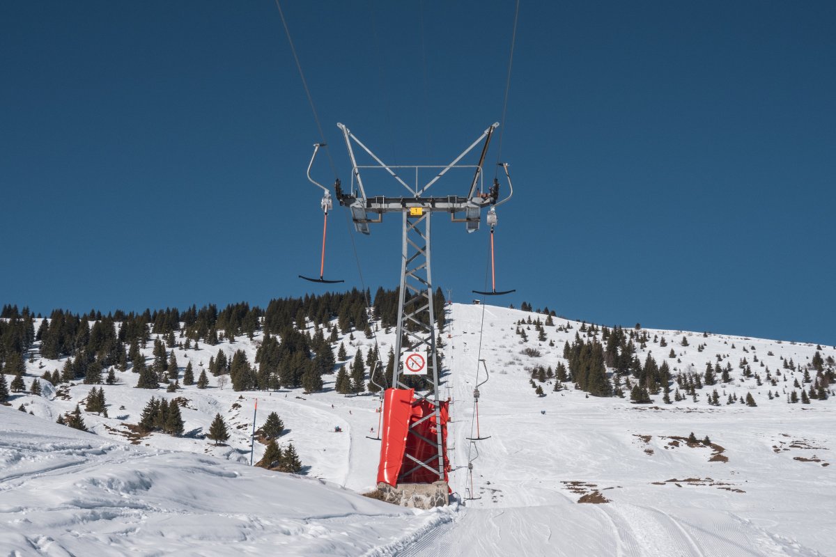 Schlepplift Derrière Pertuis, Februar 2023