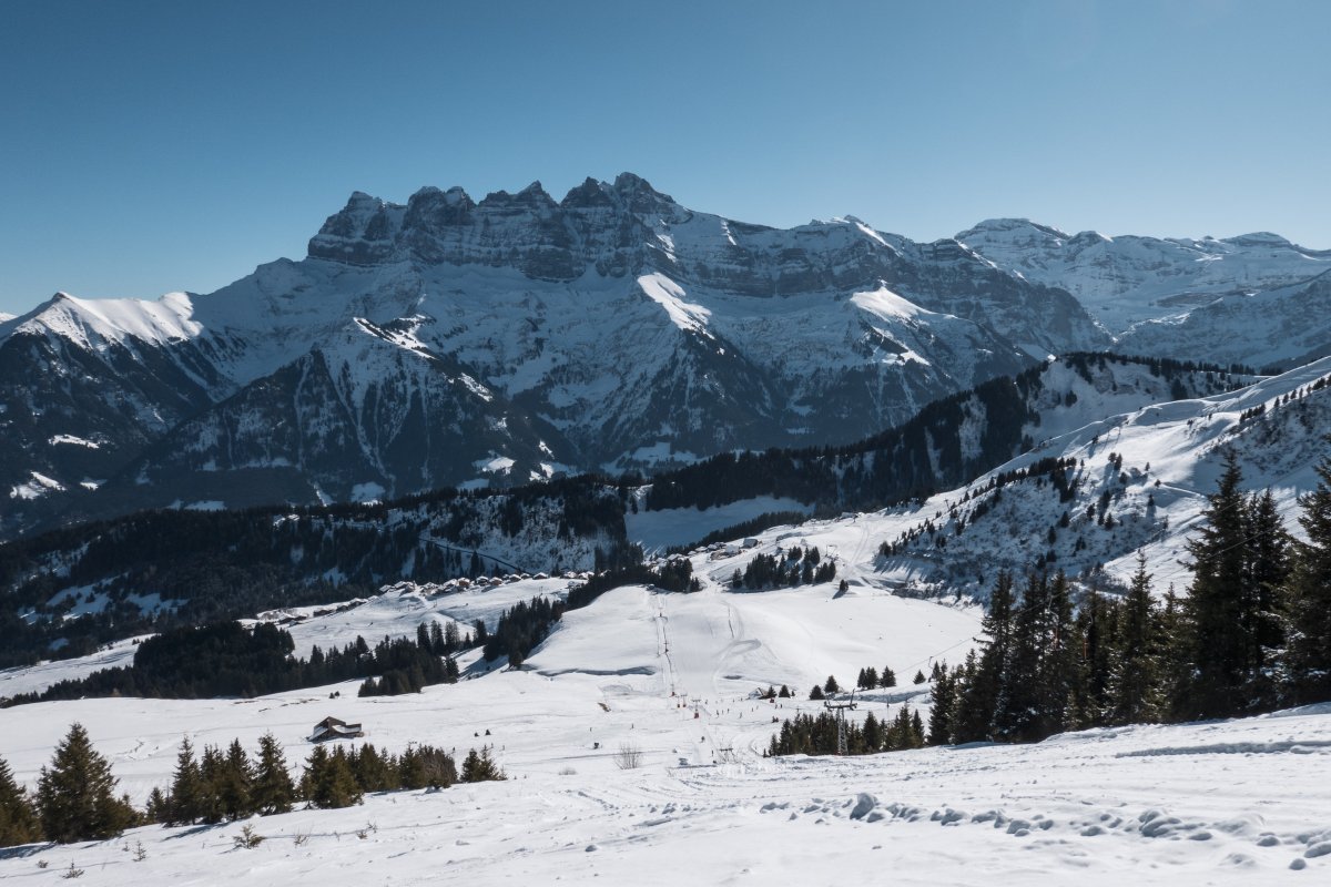 Dents du Midi, Februar 2023
