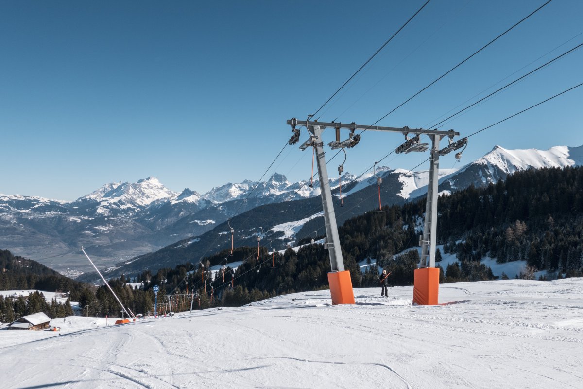 Schlepplifte Sépaya, Februar 2023