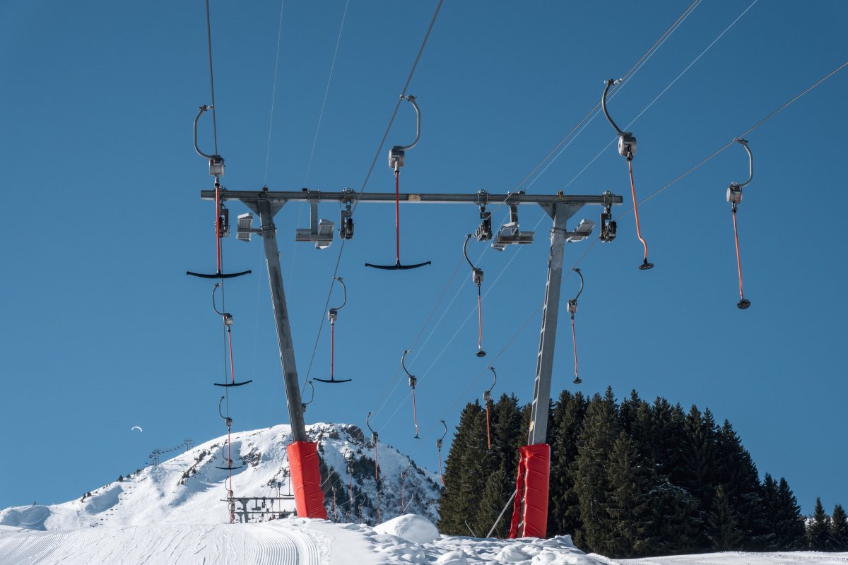 Schlepplifte Sépaya, Februar 2023