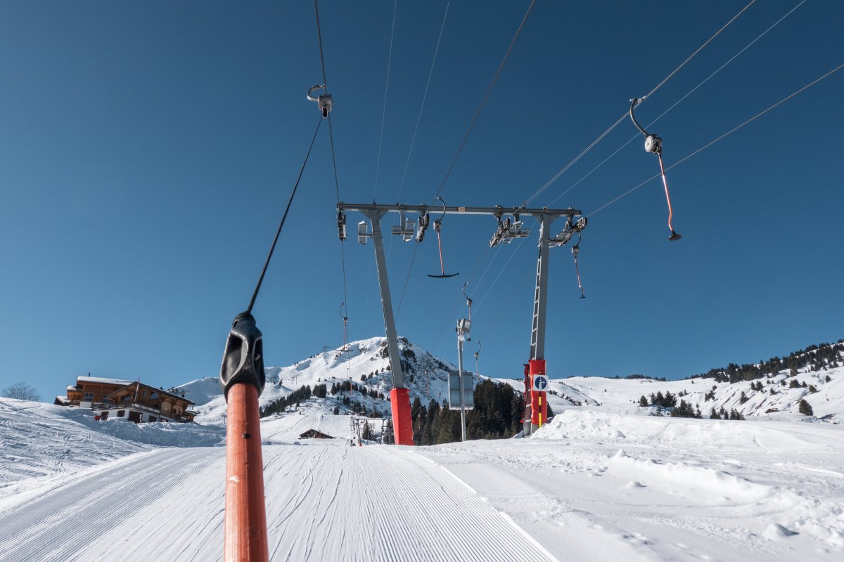 Schlepplifte Sépaya, Februar 2023