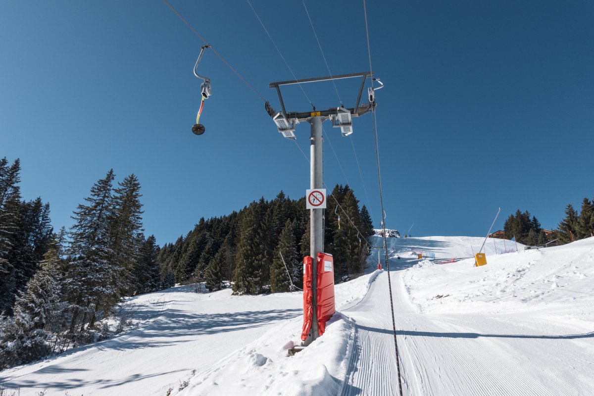Schlepplift Les Champeys in Champoussin