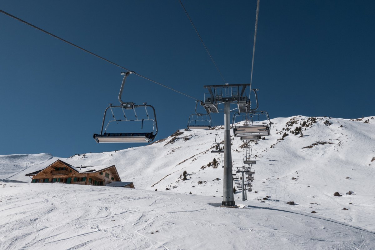 Sesselbahn En l'Eau-Pointe de l'Eau, Februar 2023