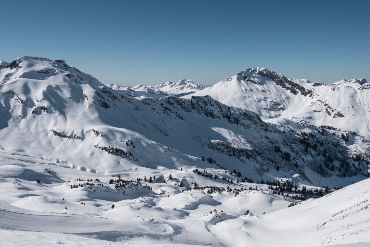 Panorama von der Pointe de l'Eau