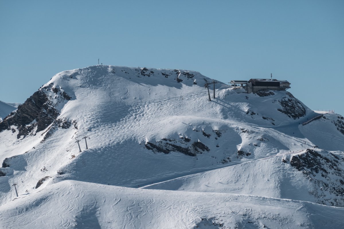 Blick von der Pointe de l'Eau zur Pointe des Mossettes, Februar 2023