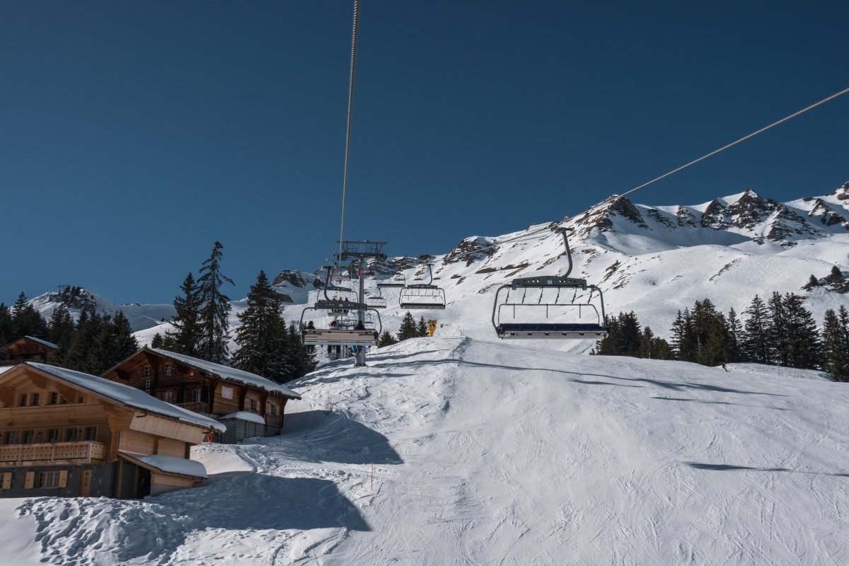 Sesselbahn Les Crosets-Grande Conche, Februar 2023