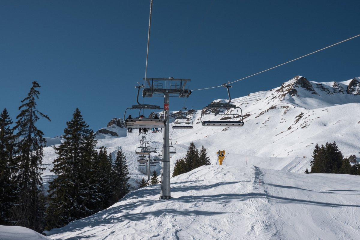 Sesselbahn Les Crosets-Grande Conche, Februar 2023