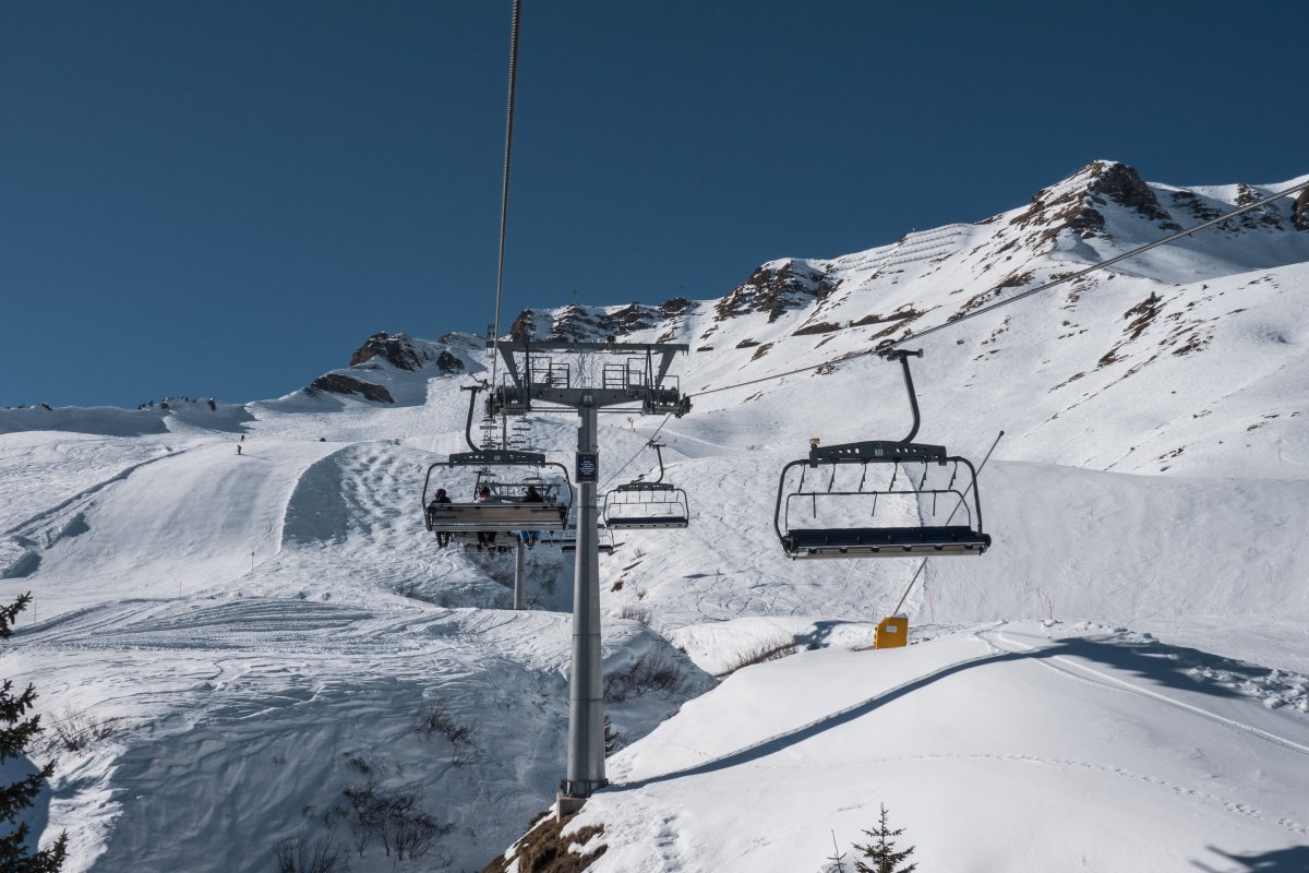 Sesselbahn Les Crosets-Grande Conche, Februar 2023