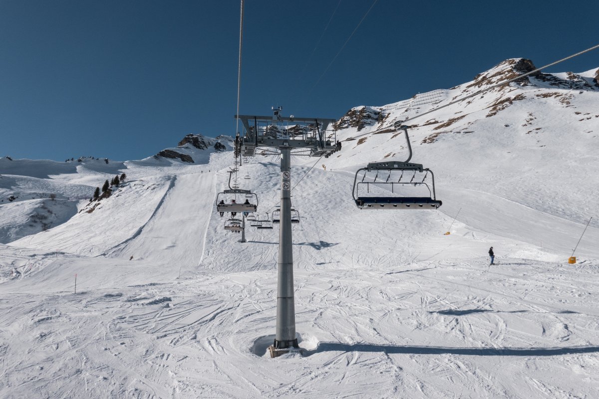 Sesselbahn Les Crosets-Grande Conche, Februar 2023