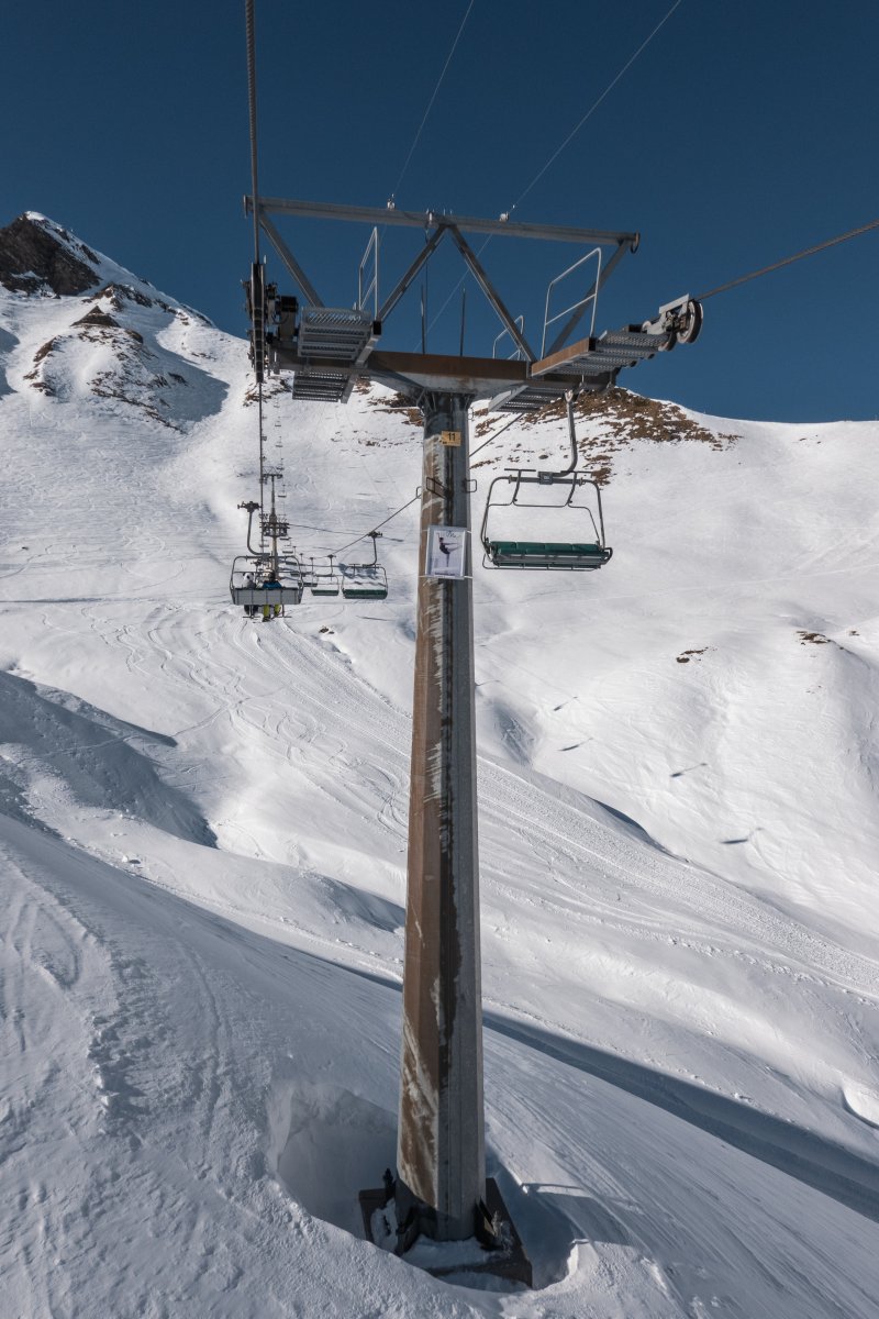 Sesselbahn Les Crosets-Pointe des Mossettes, Februar 2023