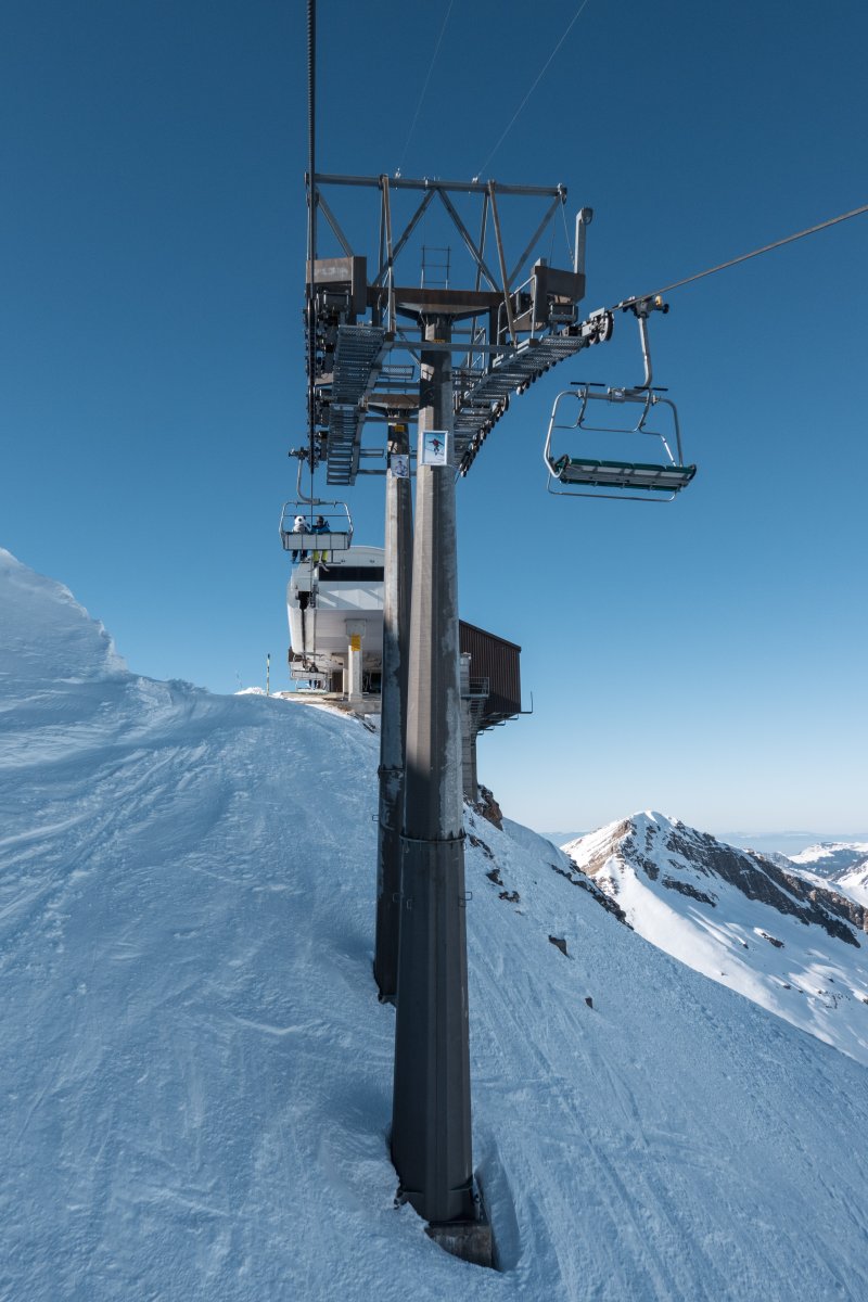 Sesselbahn Les Crosets-Pointe des Mossettes, Februar 2023