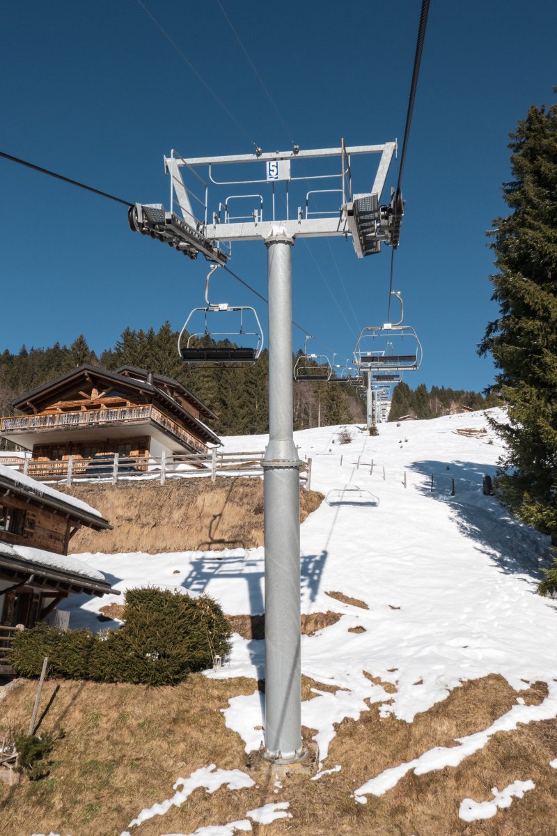 Sesselbahn Morgins-Les Têtes, Februar 2023