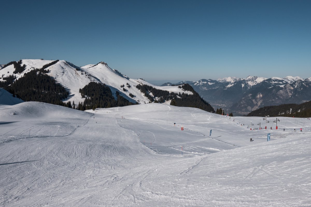 Skipiste am Chalet Neuf in Morgins