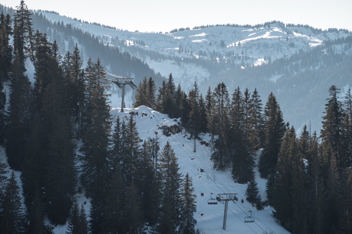 Sesselbahn Portes du Soleil, Februar 2023