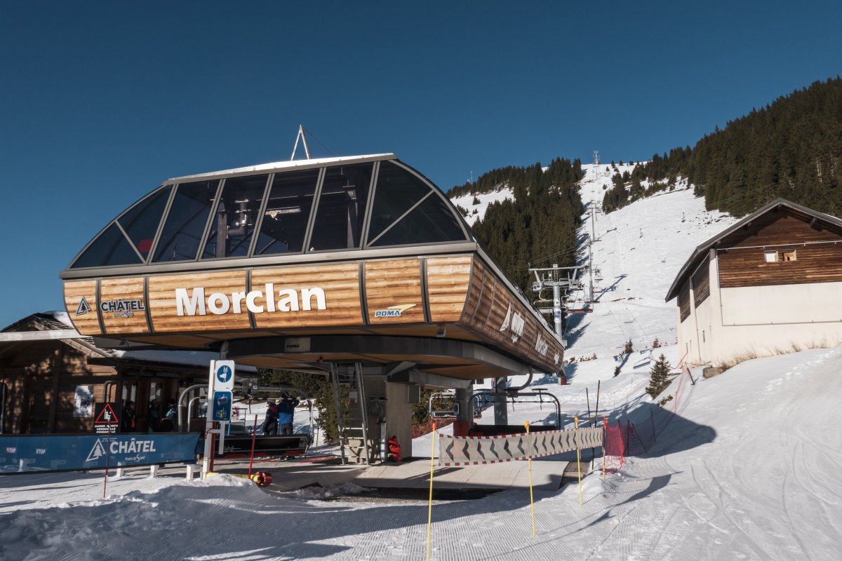 Sesselbahn Morclan im Skigebiet Super-Châtel