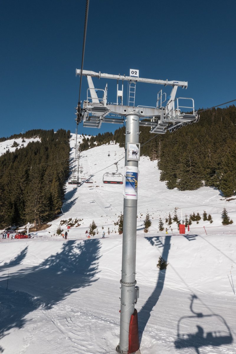 Sesselbahn Morclan, Februar 2023