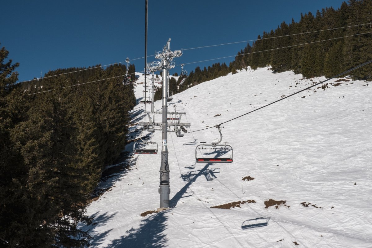 Sesselbahn Morclan, Februar 2023