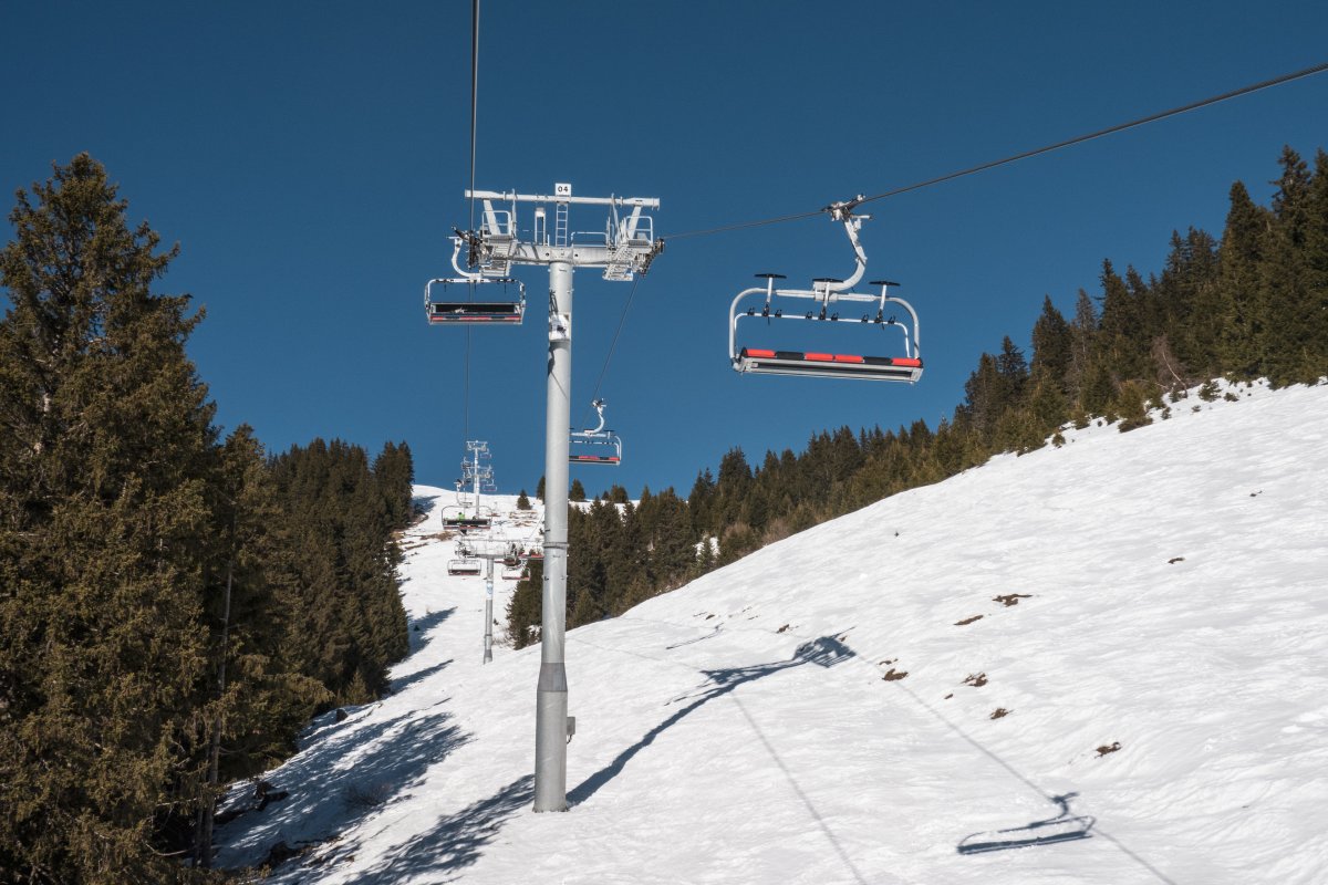 Sesselbahn Morclan, Februar 2023