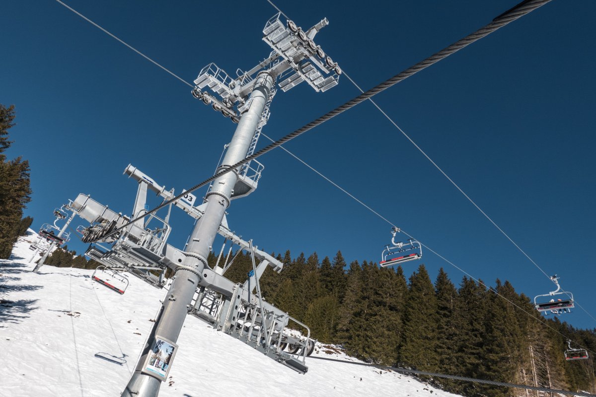 Sesselbahn Morclan, Februar 2023